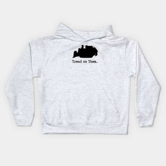 Killdozer Silhouette Kids Hoodie by Granite State Spice Blends